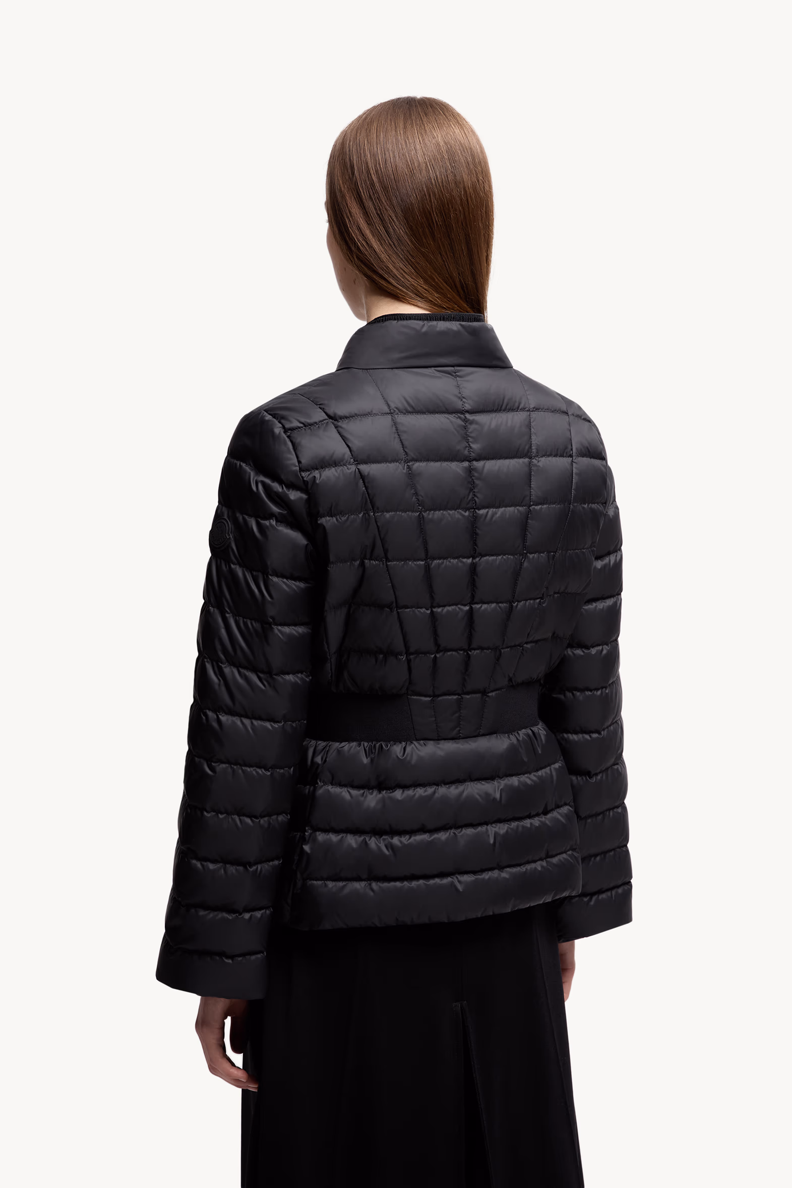 Verrerie Fit & Flare Short Down Jacket Women Black Moncler 5